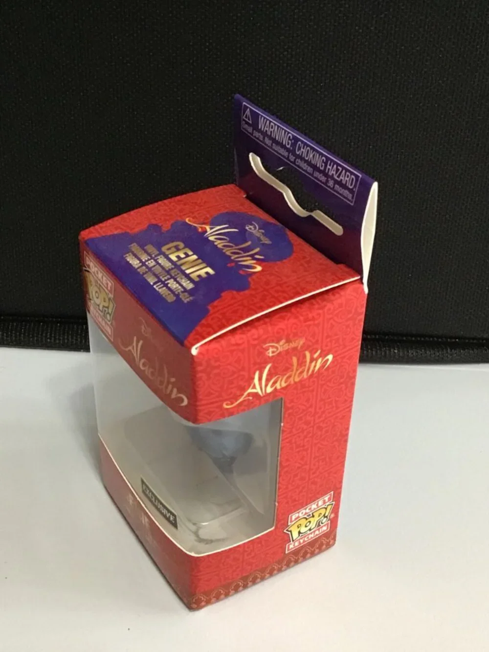 Funko Pop Pocket Aladdin Genie Metallic BoxLunch Exclusive Keychain Collectible
